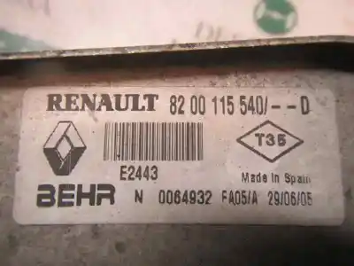 Автозапчасти б/у интеркулер за renault scenic ii 1.5 dci diesel ссылки oem iam   