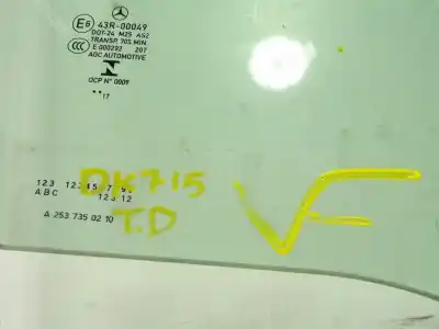 Peça sobressalente para automóvel em segunda mão vidro da porta traseira direita por mercedes-benz clase glc (w253) glc 250 4matic (253.946) referências oem iam a2537350210  