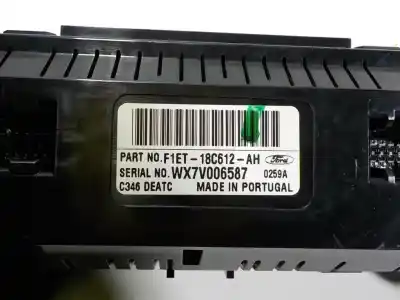 Second-hand car spare part climate control for ford focus lim. 1.0 ecoboost cat oem iam references 2373035  f1et18c612ah