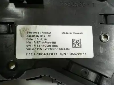Автозапчасти б/у приборная доска за ford c-max (ceu) 1.5 tdci cat ссылки oem iam f1et10849blx f1et10849blr f1et10849blr