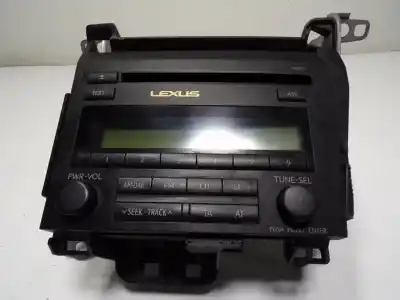 Second-hand car spare part audio system / radio cd for lexus ct 1.8 16v cat (híbrido) oem iam references 8612076140