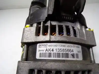 Автозапчастина б/у генератор для opel corsa d (s07) 1.4 (l08 l68) посилання на oem iam 13585664  13585664