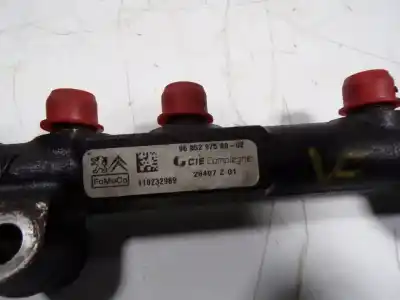 Peça sobressalente para automóvel em segunda mão régua / rampa de injetores por ford focus lim. (cb8) 1.6 tdci cat referências oem iam 1697684  968529758002