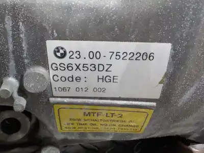 Second-hand car spare part gearbox for bmw x5 (e70) xdrive30d oem iam references   hge