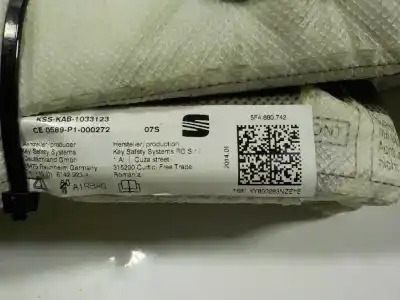 Автозапчасти б/у передняя правая подушка безопасности за seat leon (5f1) style ссылки oem iam 5f4880742  5f4880742