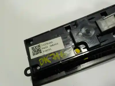 Peça sobressalente para automóvel em segunda mão botão / interruptor elevador vidro dianteiro esquerdo por volvo v40 1.6 diesel cat referências oem iam   31376495