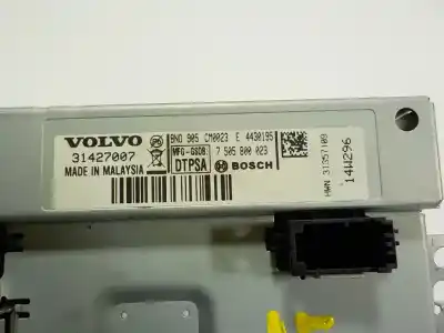 Second-hand car spare part multifunction display for volvo v40 1.6 diesel cat oem iam references 36001984  31427007