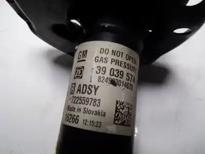 Second-hand car spare part front right shock absorber for opel astra k (b16) 1.6 cdti (68) oem iam references 39039574  39039574