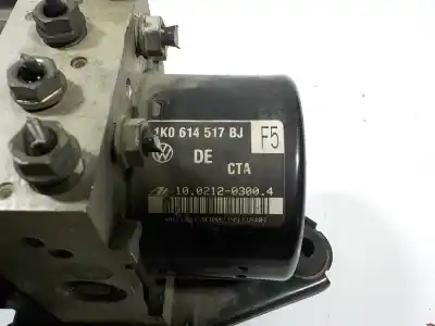 Second-hand car spare part abs for volkswagen golf vi (5k1) 1.6 tdi oem iam references 1k0614517bj  1k0614517bjbef