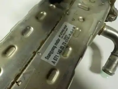 Pezzo di ricambio per auto di seconda mano raffreddatore egr per ssangyong rodius ii 2.0 xdi riferimenti oem iam   a6711400570