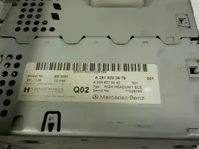 Автозапчасти б/у gps-навигационная система за mercedes-benz clase r (w251) 3.0 cdi cat ссылки oem iam a2518202679  a2518202679
