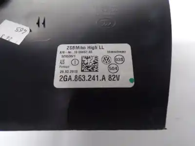 Recambio de automóvil de segunda mano de apoyabrazos central para volkswagen t-roc 1.5 16v tsi act referencias oem iam 2ga864207dkb 2ga863241c82v 2ga863241a