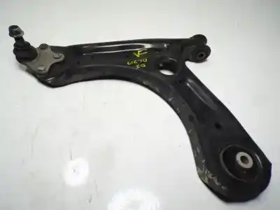 Peça sobressalente para automóvel em segunda mão braço de suspensão inferior esquerdo dianteiro por volkswagen polo v (6r1, 6c1) 1.4 tdi referências oem iam 6r0407151f