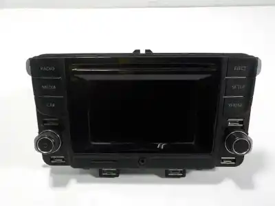 Peça sobressalente para automóvel em segunda mão sistema de áudio / rádio cd por volkswagen polo v (6r1, 6c1) 1.4 tdi referências oem iam 6c0035869b