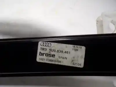 Автозапчасти б/у регулятор стекла заднего левого за audi q3 (8u) 2.0 tdi ссылки oem iam 8u0839461  8u0839461