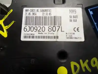 Piesă de schimb auto la mâna a doua ceas bord pentru seat ibiza iv (6j5, 6p1) 1.6 tdi referințe oem iam 6j0920807l  6j0920807l