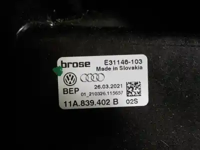 Автозапчастина б/у регулятор скла заднього правого для audi q4 e-tron aq4e f4bac3 посилання на oem iam 11a839462b 01210326115657 11a839402b