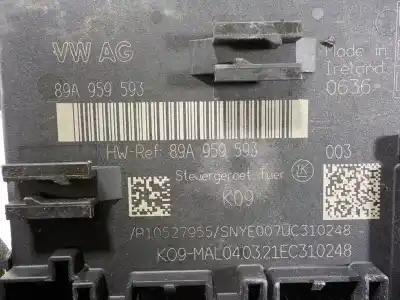 Автозапчастина б/у модуль комфорт для audi q4 e-tron aq4e f4bac3 посилання на oem iam 89a959593 p10527955 89a959593