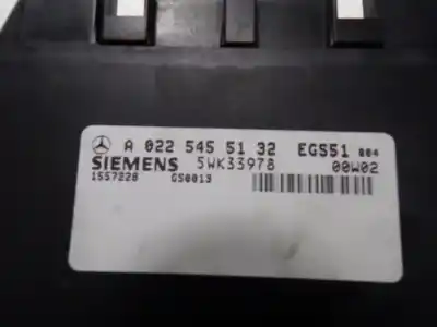Second-hand car spare part automatic gearbox control unit for mercedes clase cl (w215) coupe 5.0 v8 24v cat oem iam references a0225455132  a0225455132