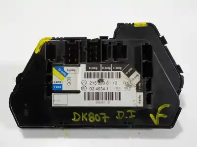 Second-hand car spare part electronic module for mercedes clase cl (w215) coupe 5.0 v8 24v cat oem iam references a21582025107c45  2158208110