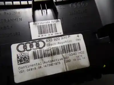 Second-hand car spare part dashboard for audi a1 (8x) 1.6 tdi oem iam references 8x0920930p  8x0920930p