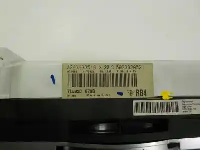 Second-hand car spare part dashboard for porsche cayenne (typ 9pa) 4.5 v8 cat oem iam references 95564120401  7l5920870b