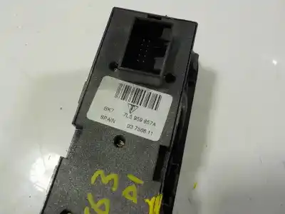 Second-hand car spare part left front power window switch for porsche cayenne (typ 9pa) 4.5 v8 cat oem iam references 95561315601  7l5959857a
