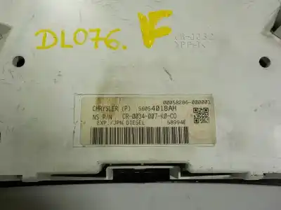 Second-hand car spare part dashboard for jeep commander 3.0 crd cat oem iam references 56054018ag  56054018ah