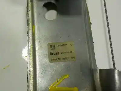 Second-hand car spare part rear left window regulator for opel astra k (b16) 1.6 cdti (68) oem iam references 39134105  13406677