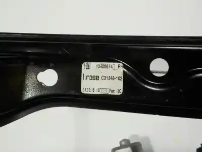 Автозапчасти б/у регулятор стекла переднего правого за opel astra k (b16) 1.6 cdti (68) ссылки oem iam 13406674  13406674