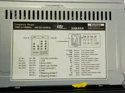 Peça sobressalente para automóvel em segunda mão sistema de áudio / rádio cd por porsche cayenne (typ 9pa) 4.5 v8 cat referências oem iam 95564220302  