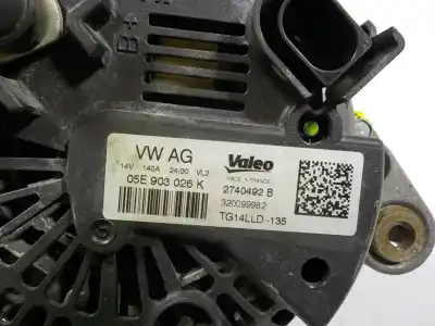 Автозапчастина б/у генератор для skoda fabia combi 1.0 tsi посилання на oem iam 05e903026k  05e903026k