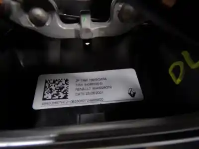 Second-hand car spare part steering wheel for renault clio v 1.5 blue dci diesel fap oem iam references 484002607r  484002607r