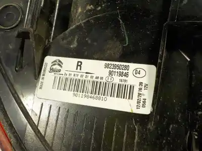 Second-hand car spare part right tailgate light for citroen c4 cactus 1.5 bluehdi 100 oem iam references 9823950280  9823950280