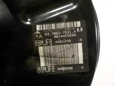 Second-hand car spare part brake servo for peugeot 308 sw ii (lc_, lj_, lr_, lx_, l4_) 1.5 bluehdi 130 oem iam references 1647868780  9814469280