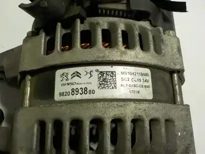 Автозапчастина б/у генератор для peugeot 308 sw ii (lc_, lj_, lr_, lx_, l4_) 1.5 bluehdi 130 посилання на oem iam 9820893880  9820893880