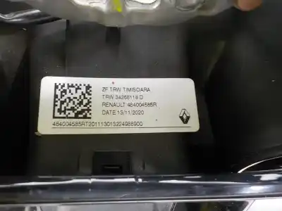 Second-hand car spare part steering wheel for renault clio v 1.5 blue dci diesel fap oem iam references 484004585r  484004585r