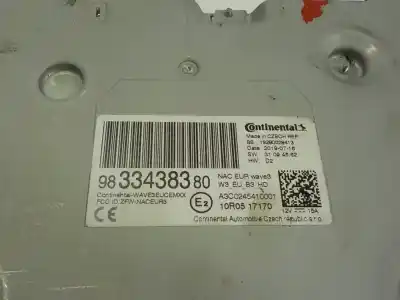 Автозапчасти б/у аудиосистема / радио cd за peugeot 508 ii (fb_, fh_, f3_) 1.5 bluehdi 130 (fbyhzj fbyhzr) ссылки oem iam 1646623680  9833438380