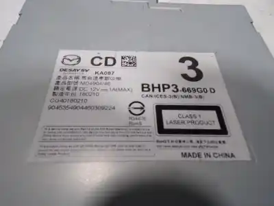 Автозапчастина б/у аудіо система / радіо cd для mazda 3 lim. () origin посилання на oem iam   bhp3669g0d