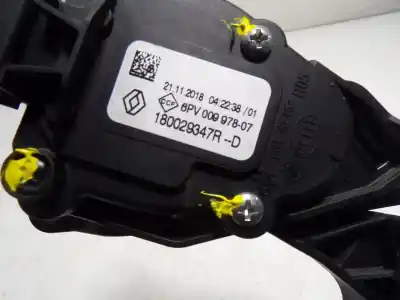 Second-hand car spare part accelerator pedal for renault captur i (j5_, h5_) 1.3 tce 130 (j5nj j5ne) oem iam references 180029347r  6pv00997807