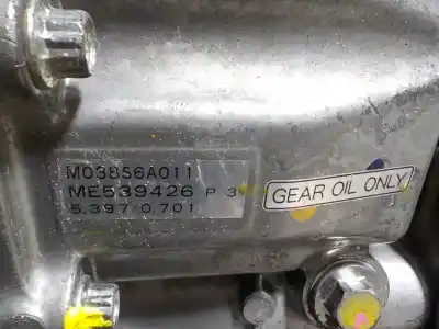 Second-hand car spare part gearbox for mitsubishi fuso canter ecohybrid hybrid oem iam references   m038s6a011
