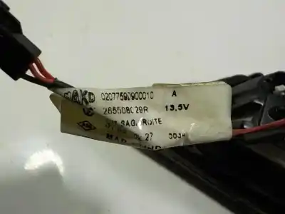 Автозапчасти б/у внутренний правый задний фонарь за renault clio iv (bh_) 0.9 tce 90 ссылки oem iam 265508029r  265508029r