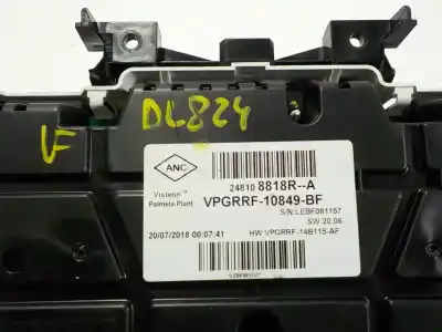 Recambio de automóvil de segunda mano de cuadro instrumentos para renault clio iv 1.5 dci diesel fap referencias oem iam 248106941r  248108818r