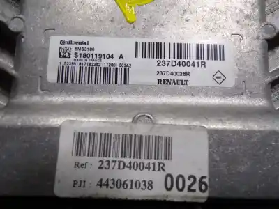 Second-hand car spare part ecu engine control for renault kangoo z.e. maxi 2-sitzer oem iam references 237d40113r  237d40041r