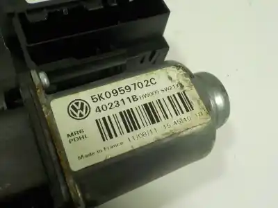 Second-hand car spare part right front window motor for volkswagen golf vi (5k1) gtd oem iam references 5k0959702jz09  5k0959702c