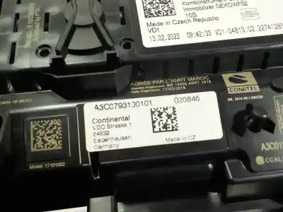 Автозапчасти б/у приборная доска за seat arona (kj7, kjp) 1.0 tsi ссылки oem iam 6f0920320b  6f0920320b