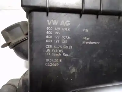 Автозапчастина б/у повітряний фільтр для seat toledo iv (kg3) 1.6 tdi посилання на oem iam 6c0129607m  6c0129601k