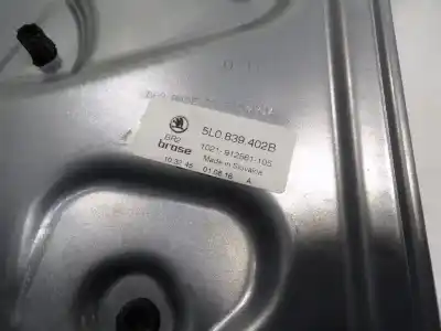 Автозапчасти б/у задний правый стеклорегулятор за skoda yeti 1.2 tsi ссылки oem iam 5l0839462a  5l0839402b