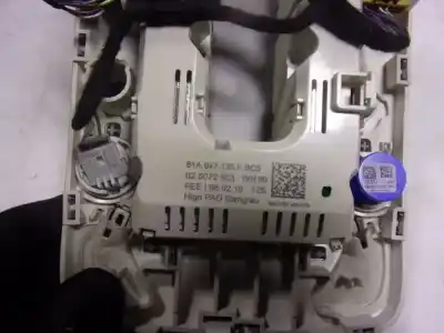 Second-hand car spare part interior light for audi q2 (gab, gag) 1.6 tdi oem iam references 81a947135fbc5  81a947135f