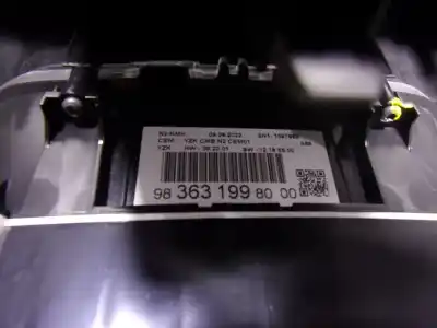 Second-hand car spare part dashboard for citroen c3 aircross ii (2r_, 2c_) 1.2 puretech 110 (2rhnzb 2rhnzw 2rhnpx 2rhnpj) oem iam references 9836319980  9836319980
